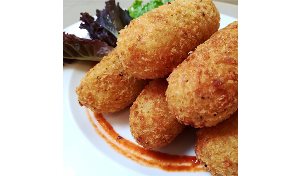 tofu and cheese croquettes