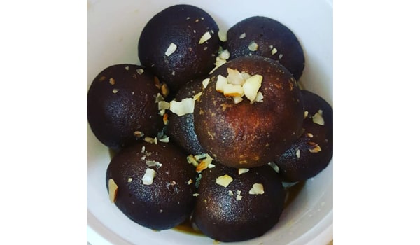 vegan gulab jamun