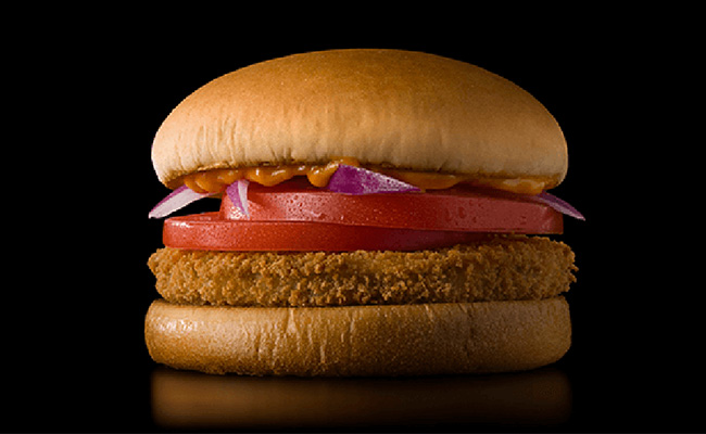 mcdonalds menu vegan burger